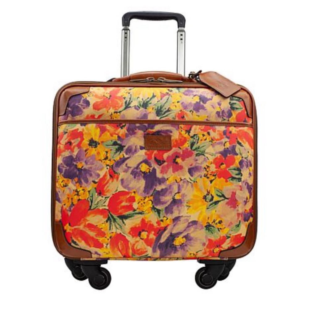 New! Patricia Nash Velino Trolley Suitcase
